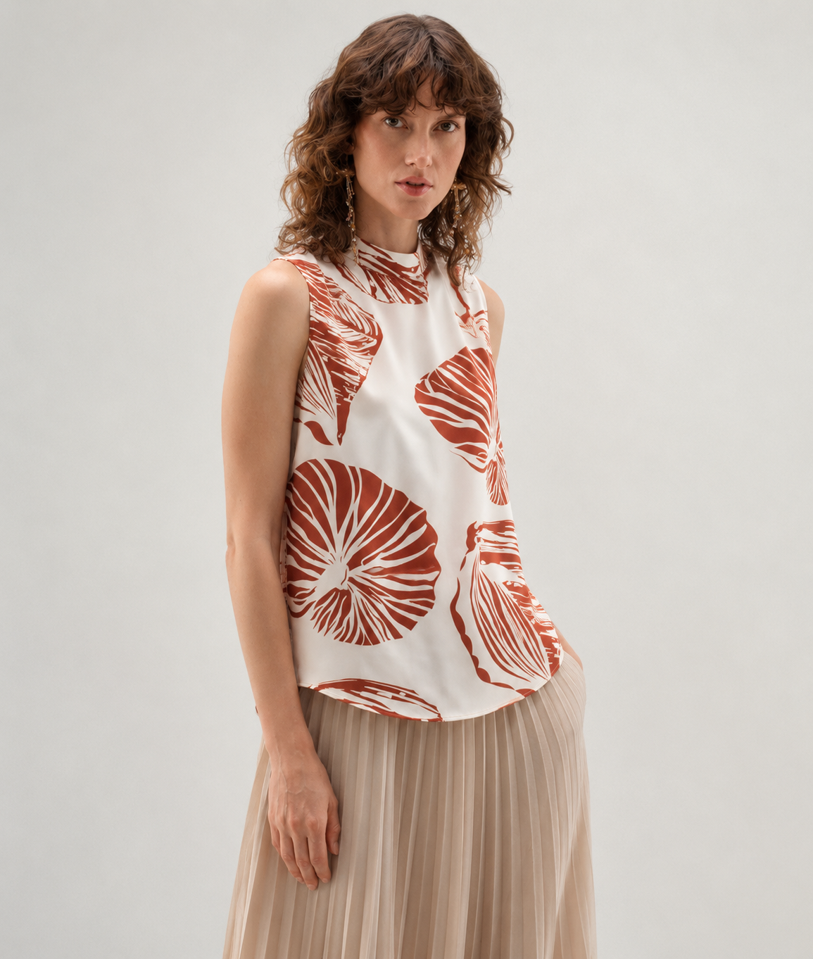 Satin Wrap Skirt
