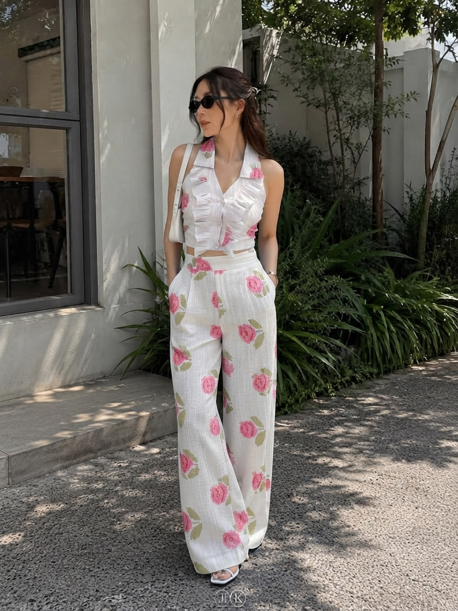 Cropped Halter Top